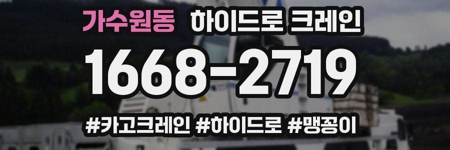 가수원동 하이드로 크레인