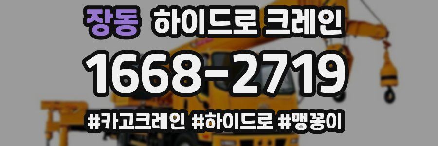 장동 하이드로 크레인
