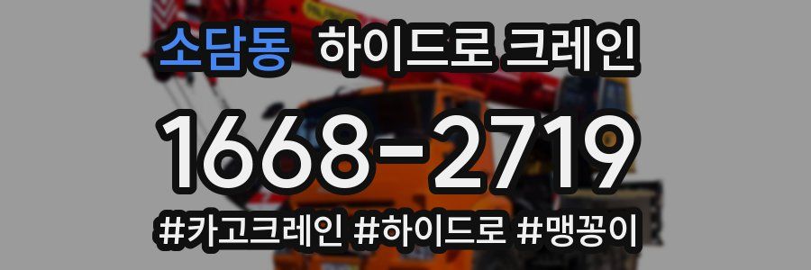 소담동 하이드로 크레인
