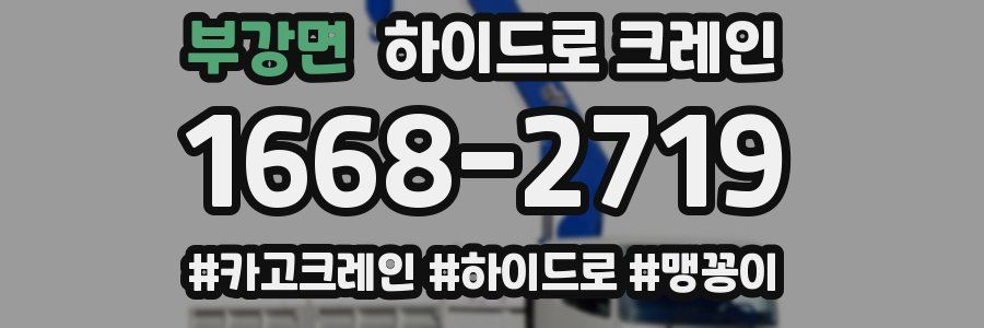 부강면 하이드로 크레인