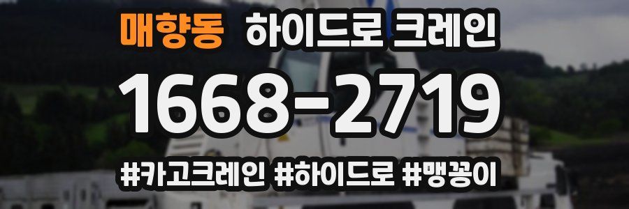 매향동 하이드로 크레인