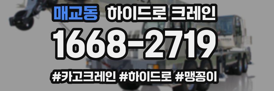 매교동 하이드로 크레인