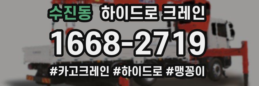 수진동 하이드로 크레인