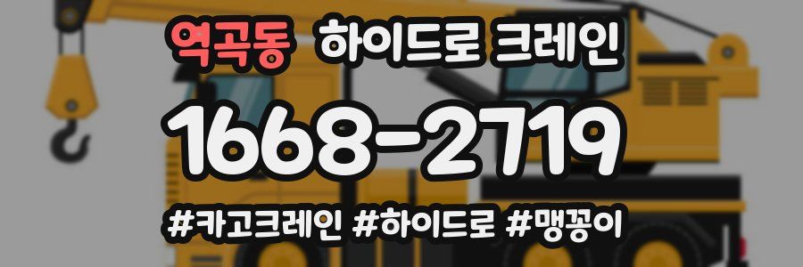 역곡동 하이드로 크레인