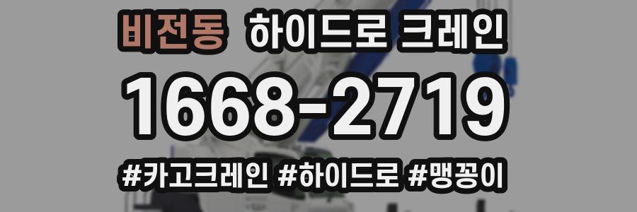 비전동 하이드로 크레인