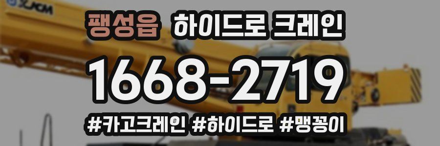 팽성읍 하이드로 크레인