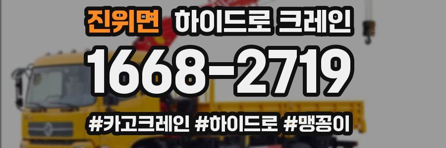 진위면 하이드로 크레인