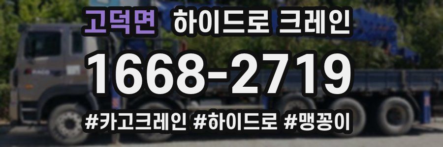 고덕면 하이드로 크레인