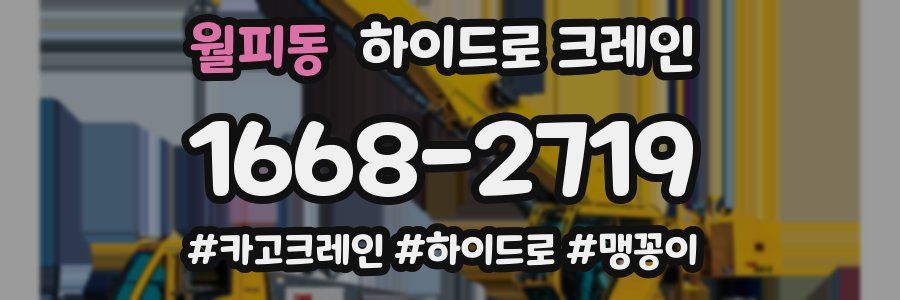 월피동 하이드로 크레인