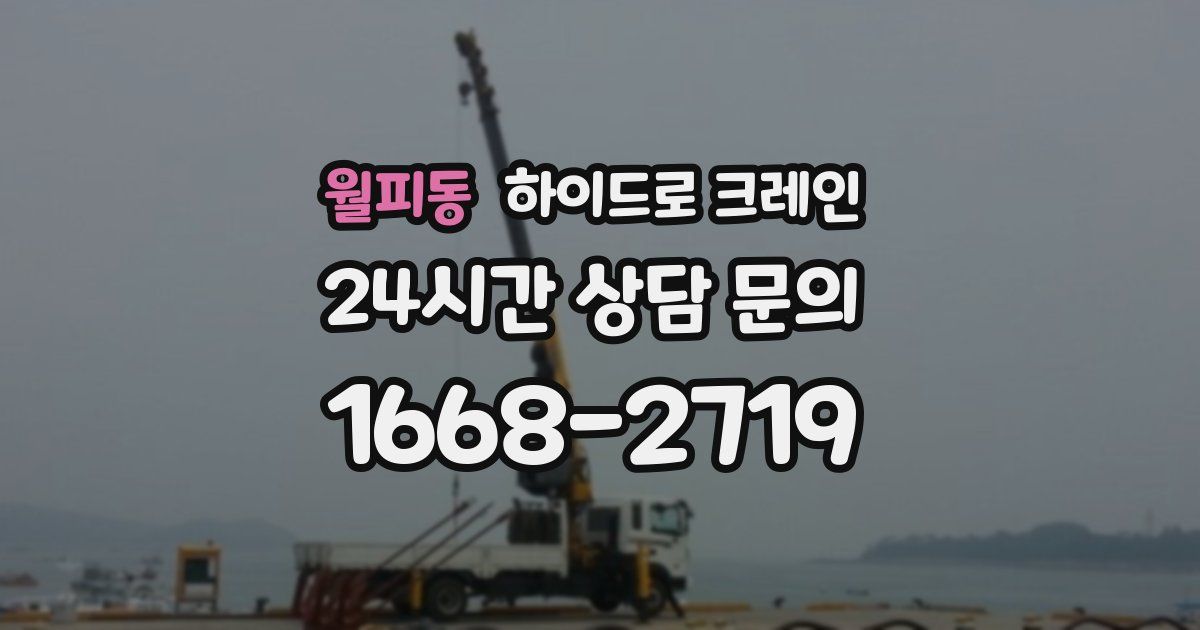 월피동 하이드로 크레인