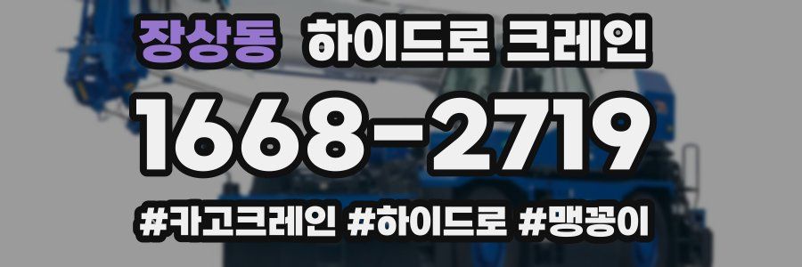 장상동 하이드로 크레인