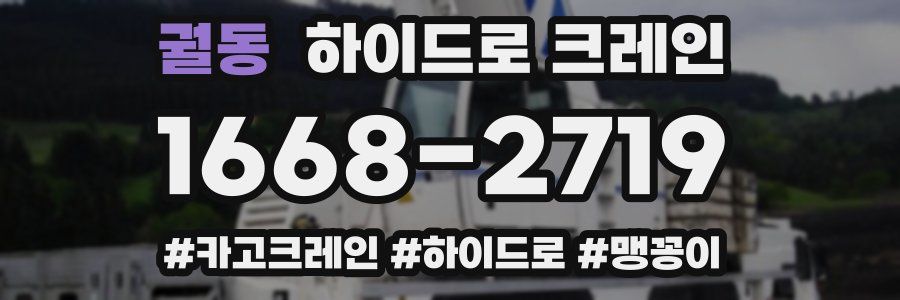 궐동 하이드로 크레인