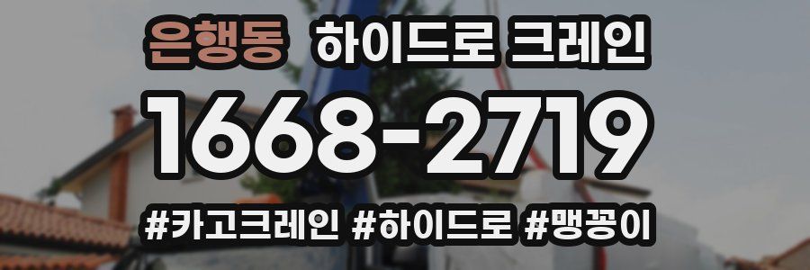 은행동 하이드로 크레인