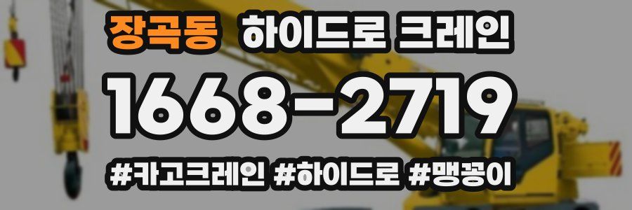장곡동 하이드로 크레인