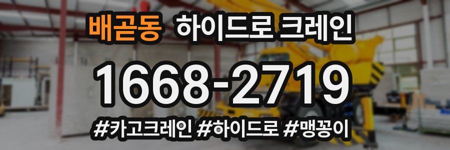 배곧동 하이드로 크레인