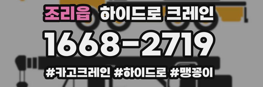 조리읍 하이드로 크레인