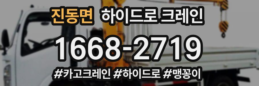 진동면 하이드로 크레인