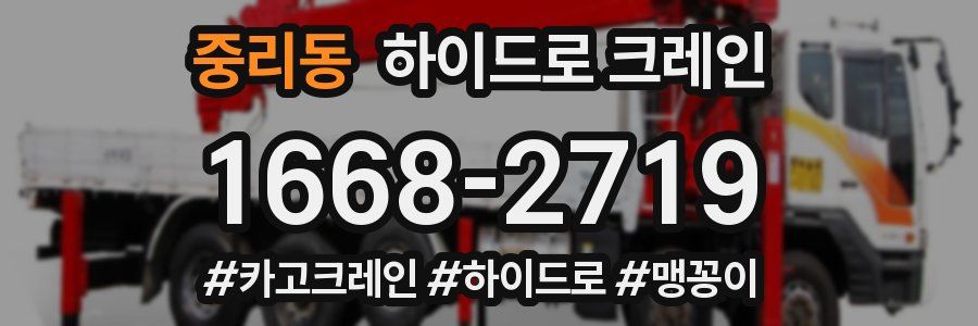 중리동 하이드로 크레인