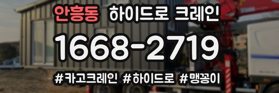 안흥동 하이드로 크레인