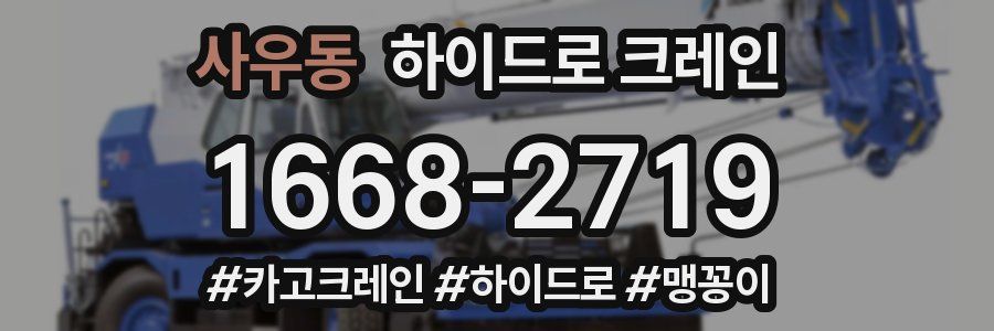 사우동 하이드로 크레인