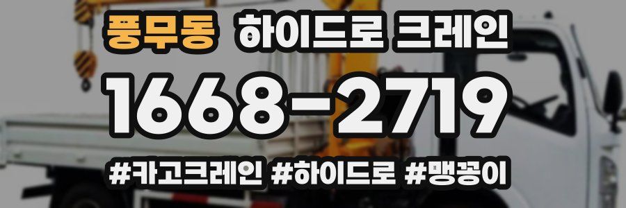 풍무동 하이드로 크레인