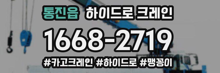 통진읍 하이드로 크레인