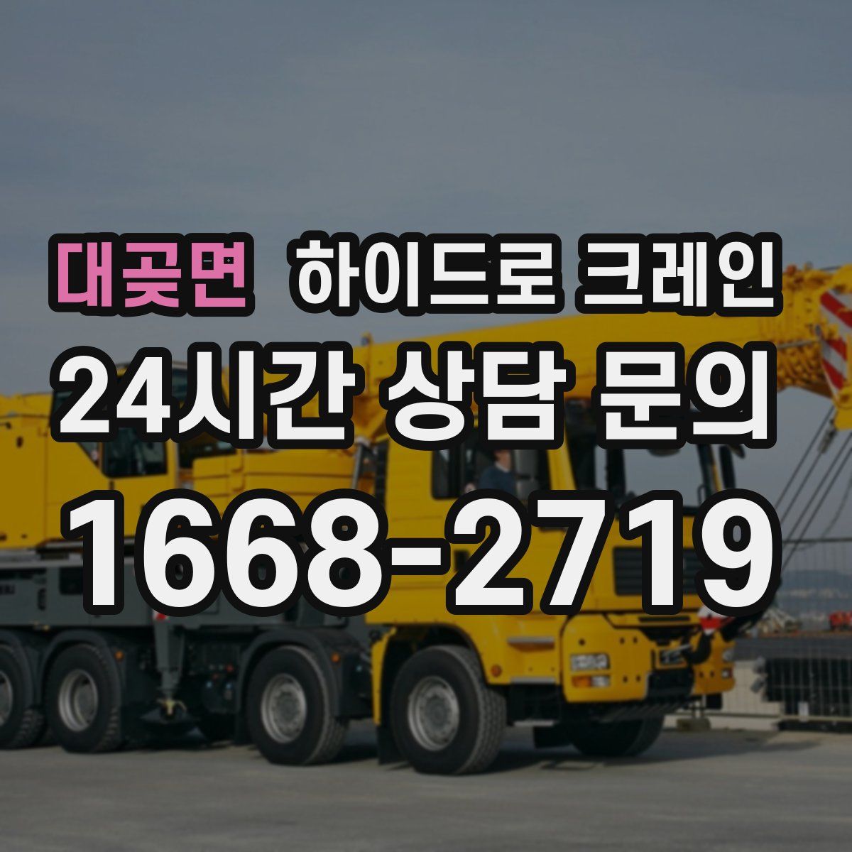 대곶면 하이드로 크레인