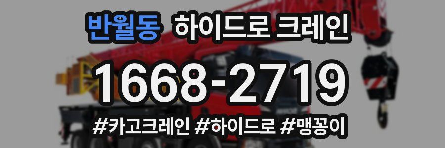 반월동 하이드로 크레인