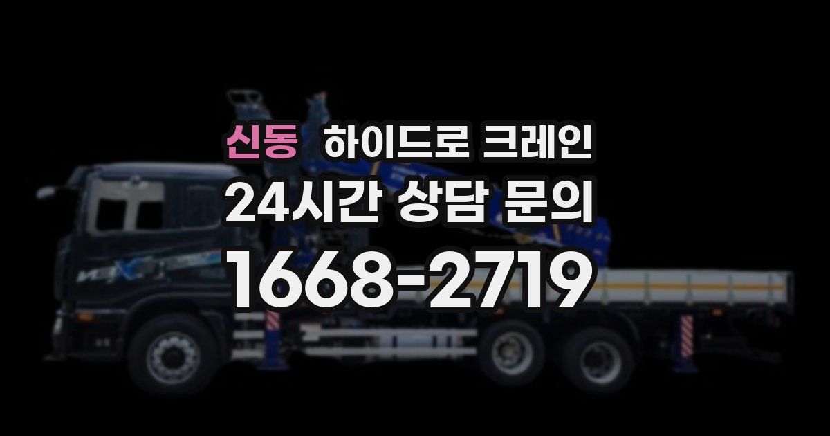 신동 하이드로 크레인