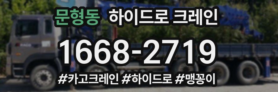 문형동 하이드로 크레인