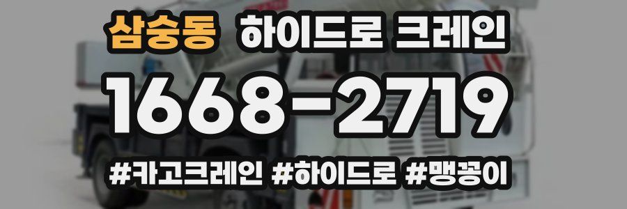 삼숭동 하이드로 크레인