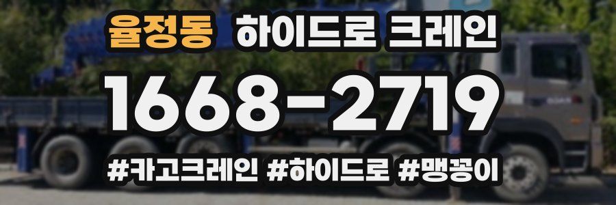 율정동 하이드로 크레인