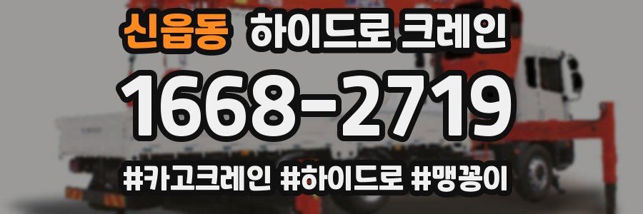 신읍동 하이드로 크레인