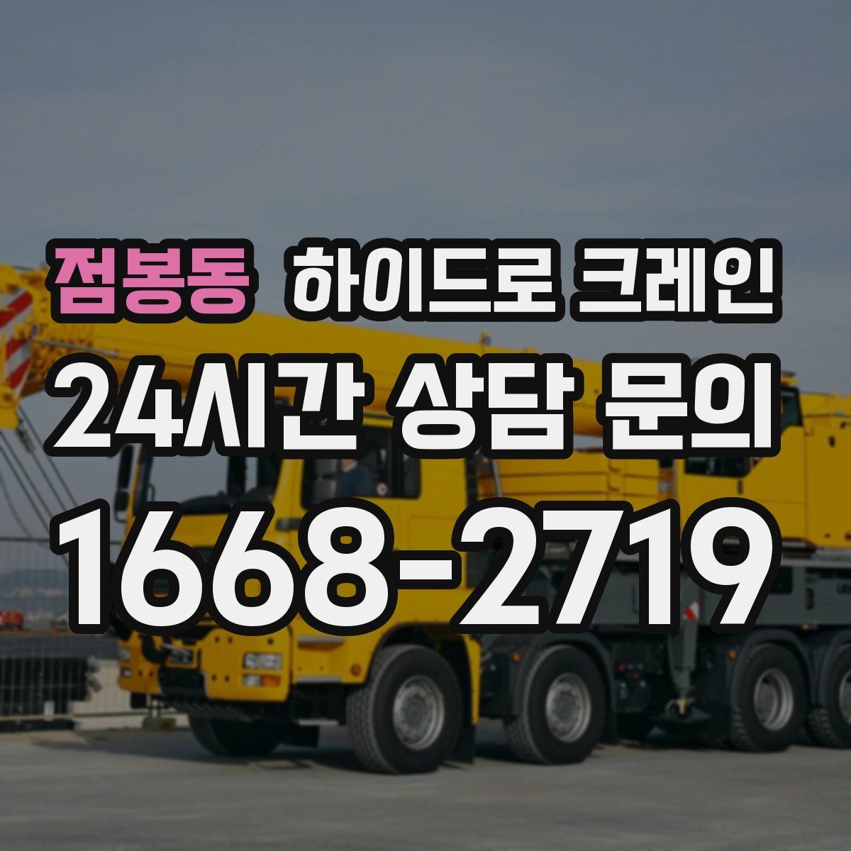 점봉동 하이드로 크레인