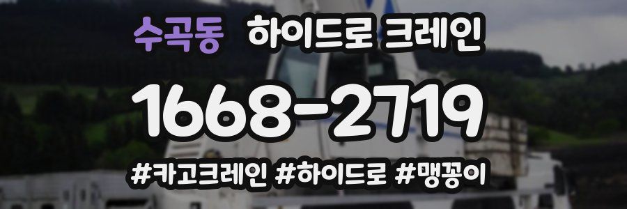 수곡동 하이드로 크레인