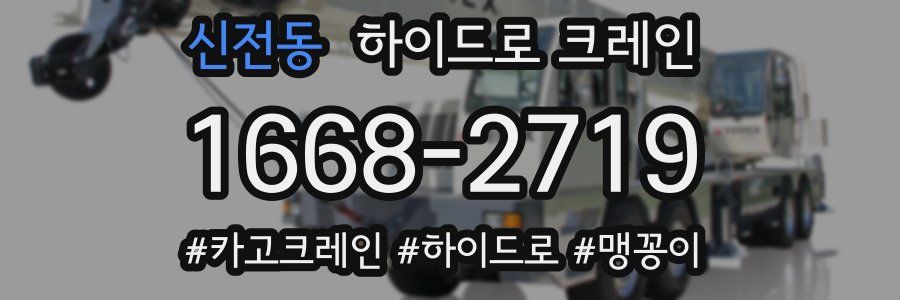 신전동 하이드로 크레인