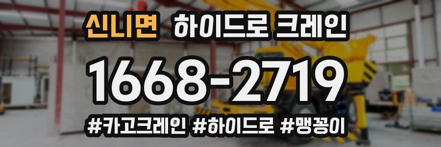 신니면 하이드로 크레인