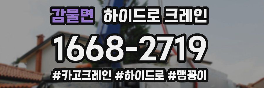 감물면 하이드로 크레인