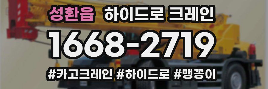 성환읍 하이드로 크레인