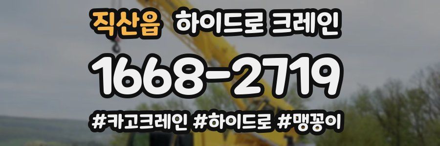 직산읍 하이드로 크레인
