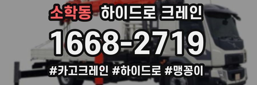 소학동 하이드로 크레인