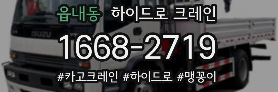 읍내동 하이드로 크레인