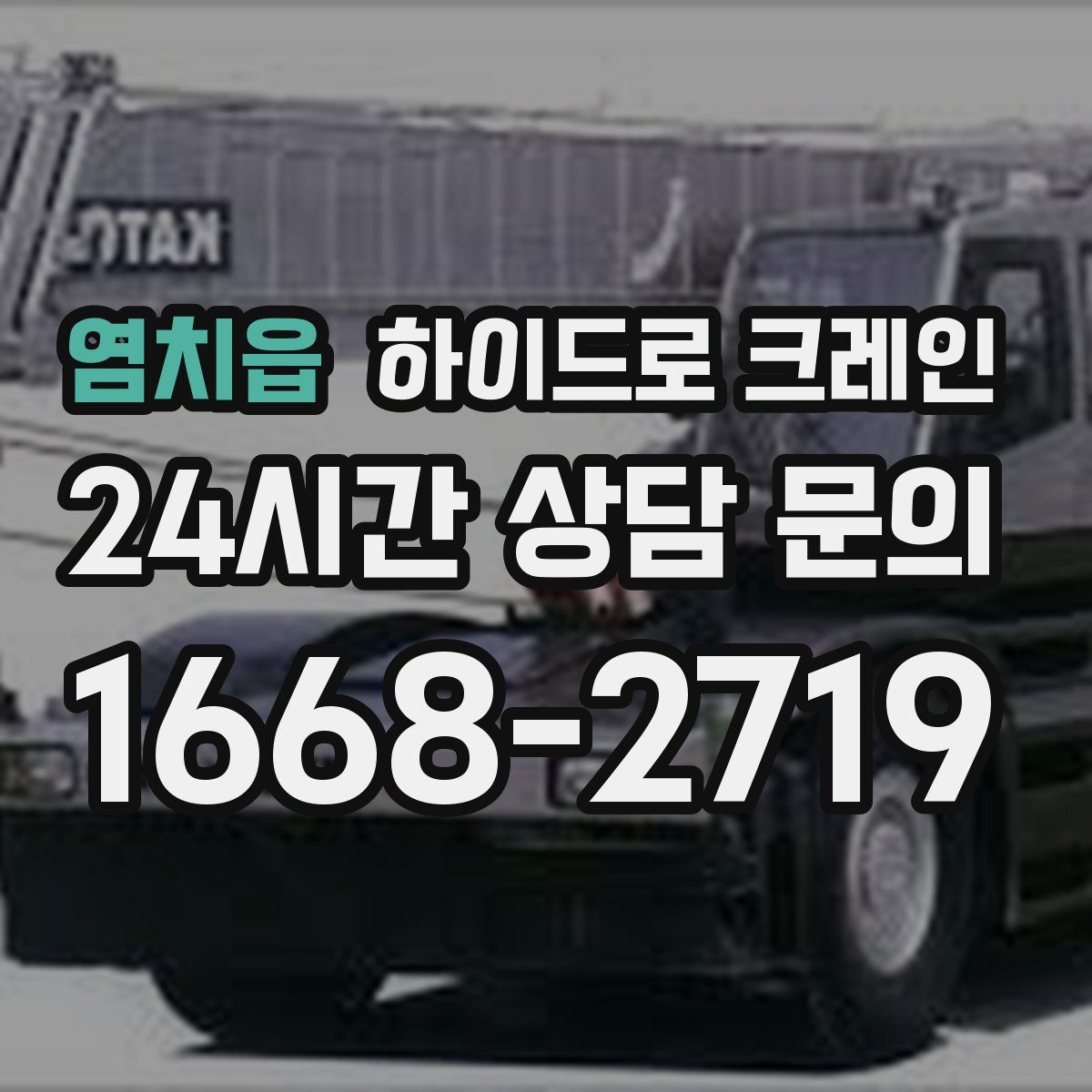 염치읍 하이드로 크레인