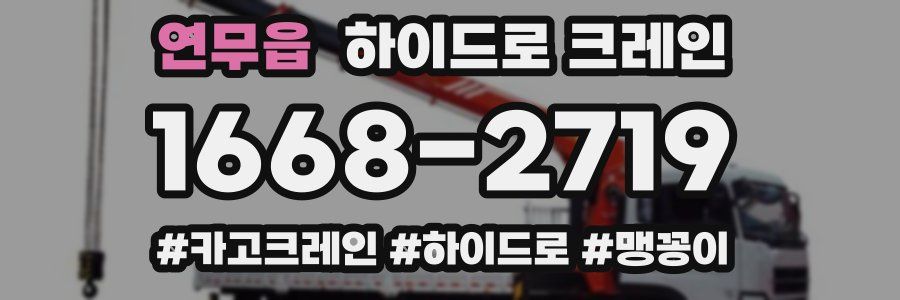 연무읍 하이드로 크레인