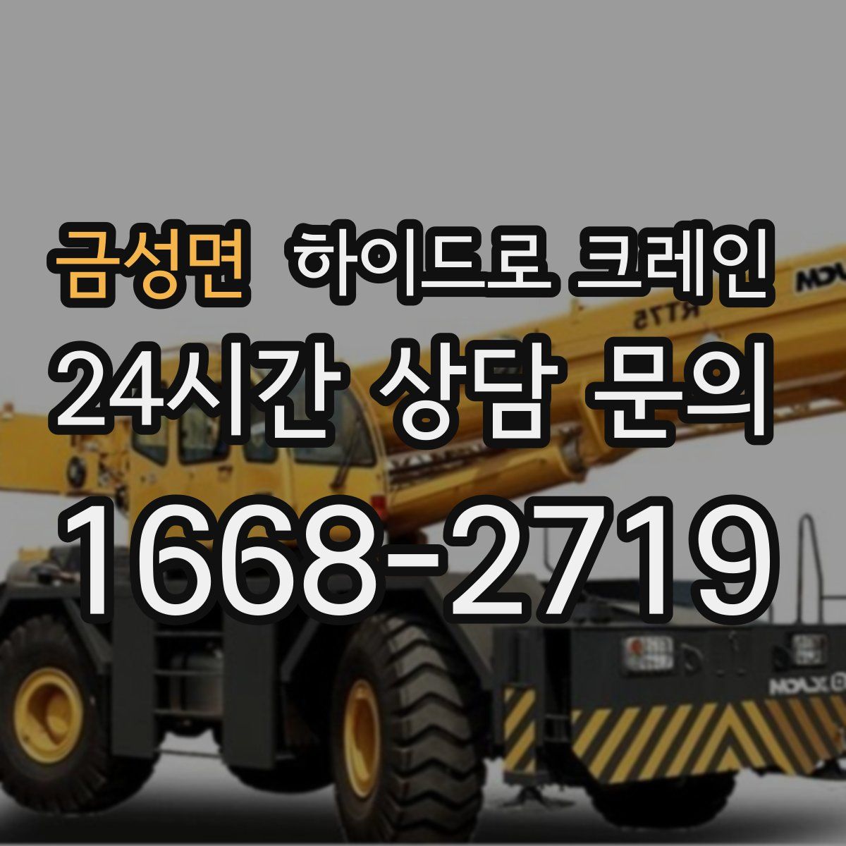 금성면 하이드로 크레인