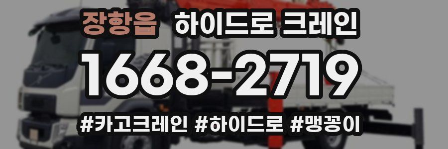 장항읍 하이드로 크레인