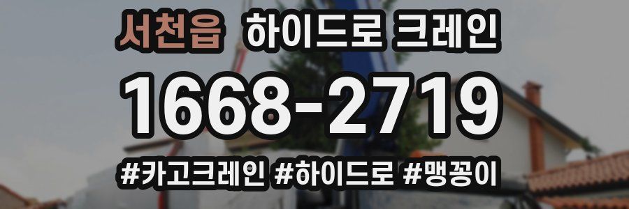 서천읍 하이드로 크레인