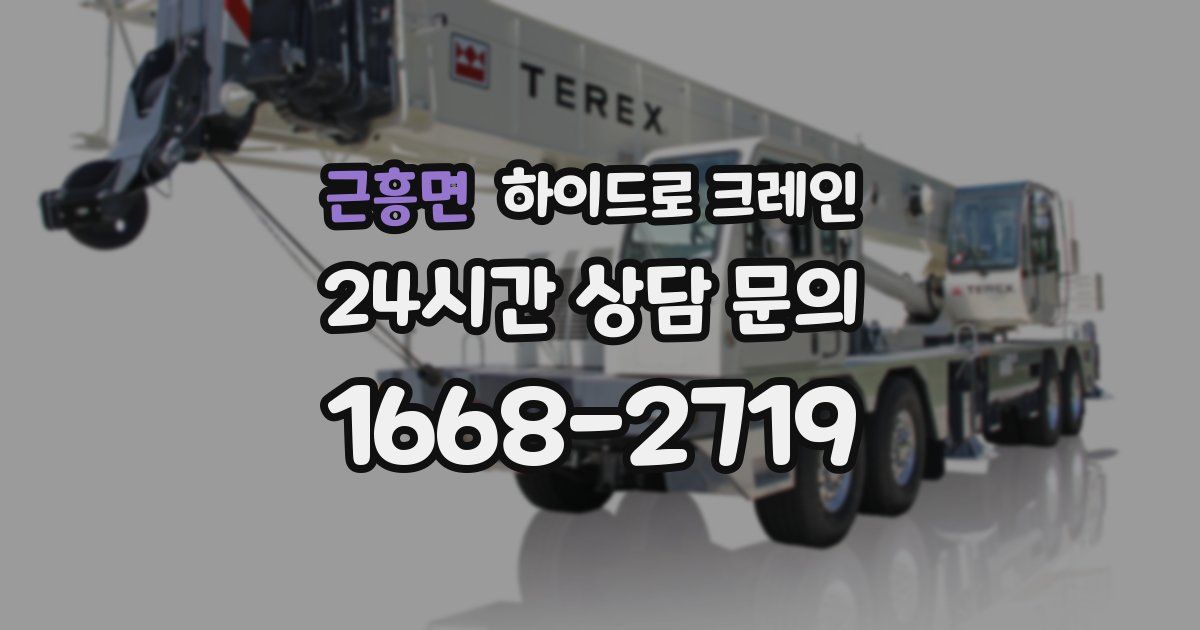 근흥면 하이드로 크레인