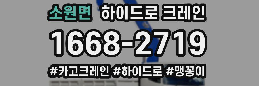 소원면 하이드로 크레인