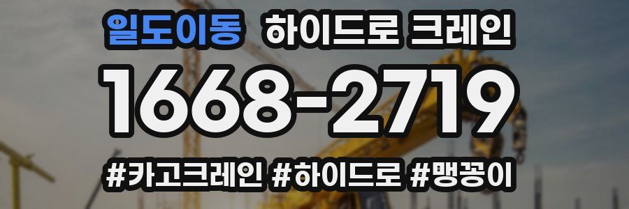 일도이동 하이드로 크레인